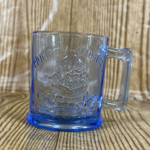 VTG Indiana Glass Tiara Nursery Rhyme Cream And Sugar 5 Piece Set Blue Cobalt - Picture 8 of 16